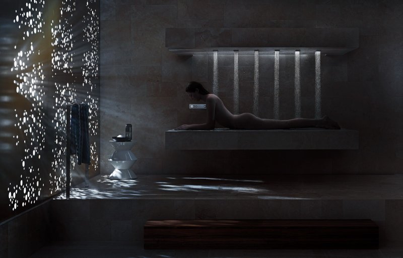 Dornbracht horizontal shower