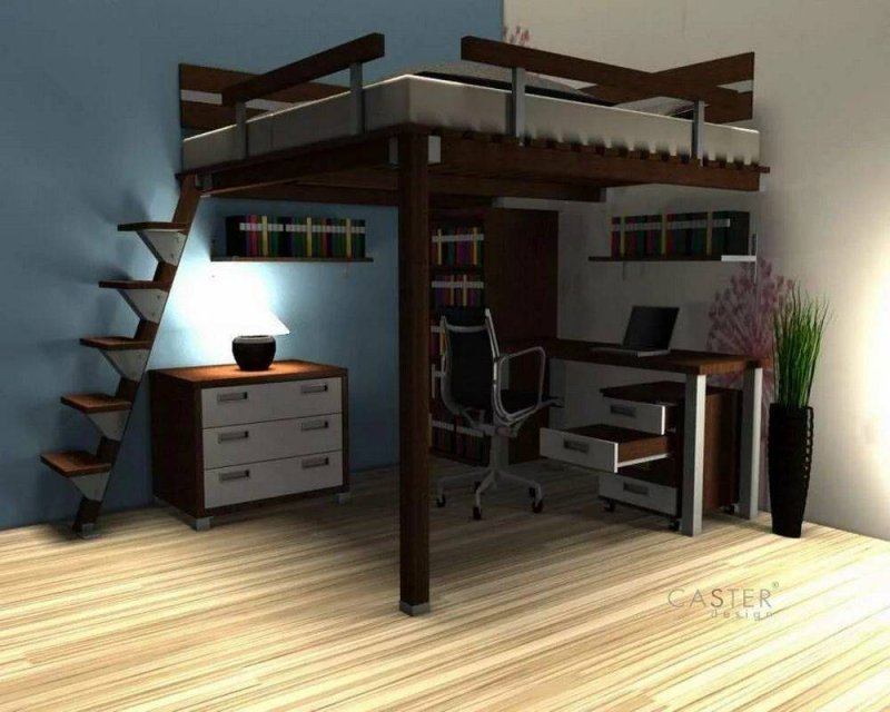Loft bed кровать чердак