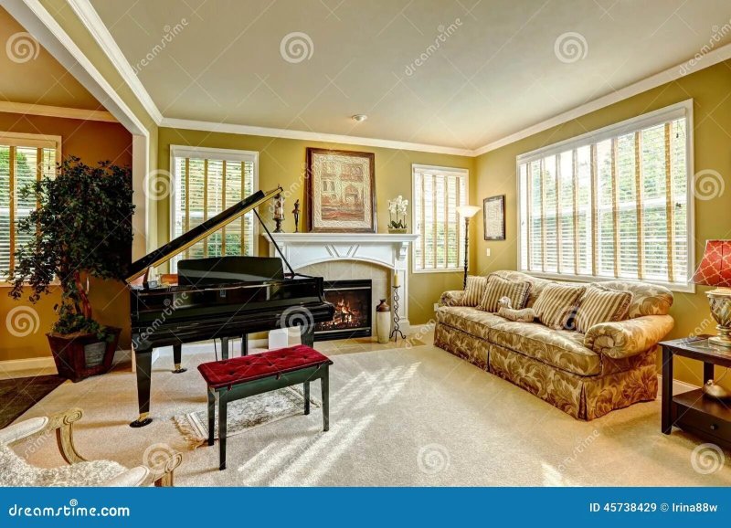 Grand piano living room