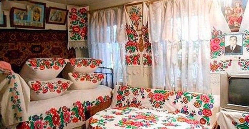 Русский стиль в интерьере