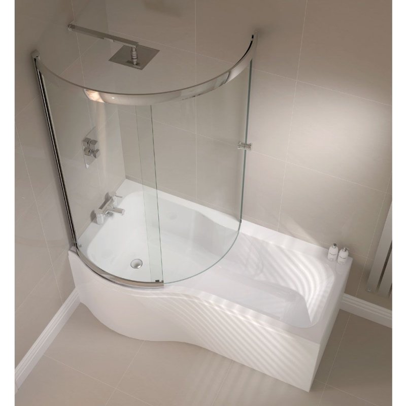 Sole tp 104 silver transparent душевая шторка