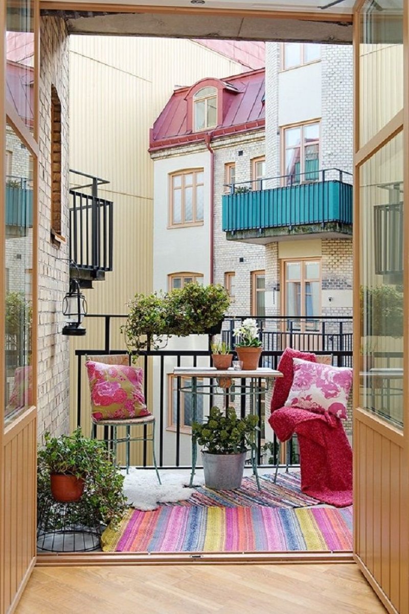 Balkon dekorasyonu