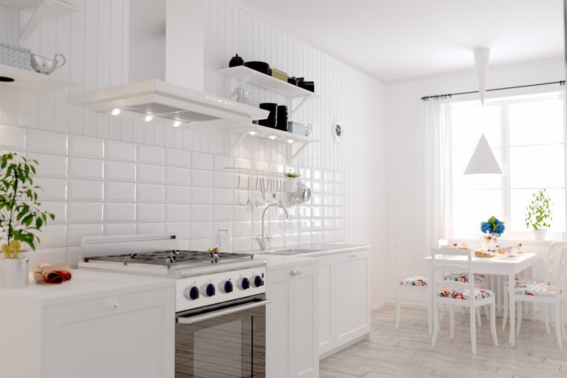 Плитка metrotiles белая 10х20