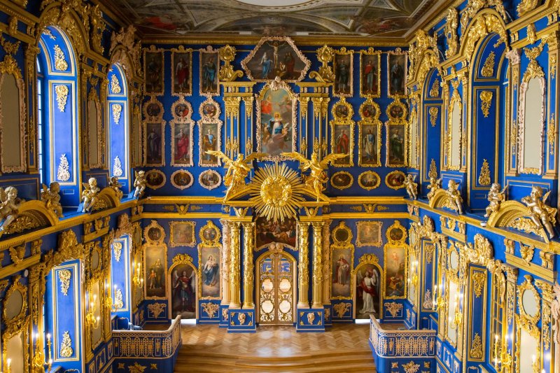Дворцовая церковь в екатерининском дворце