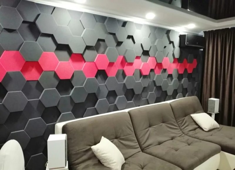 Шумопоглощающие панели hexagon