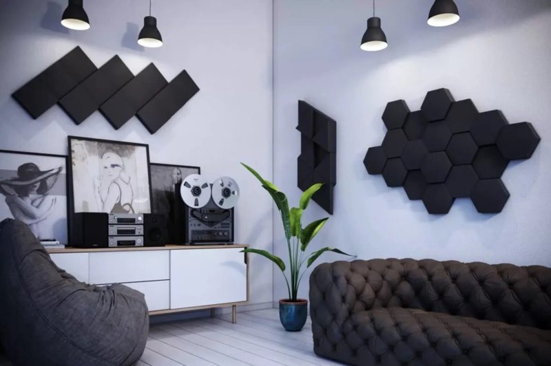 Акустические панели echoton hexagon