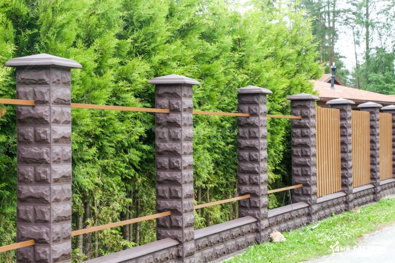 Блоки для забора 4 бастион