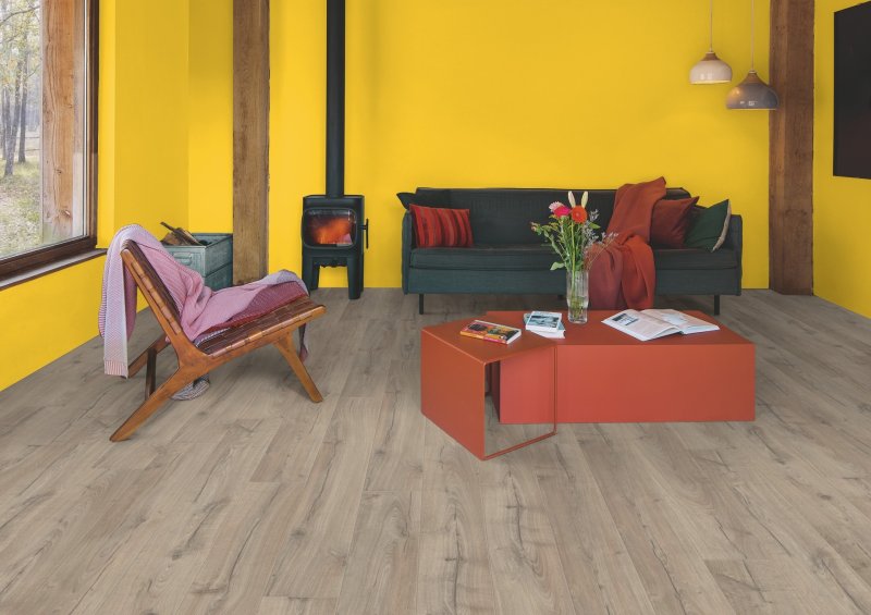 Ламинат quick step eligna u3459 дуб теплый серый промасленный
