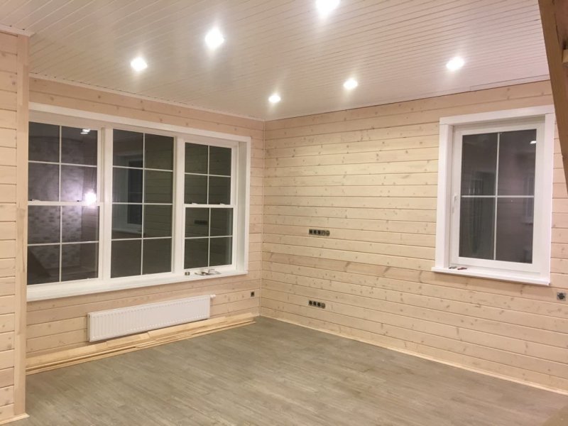 Tikkurila зеленый имитация бруса