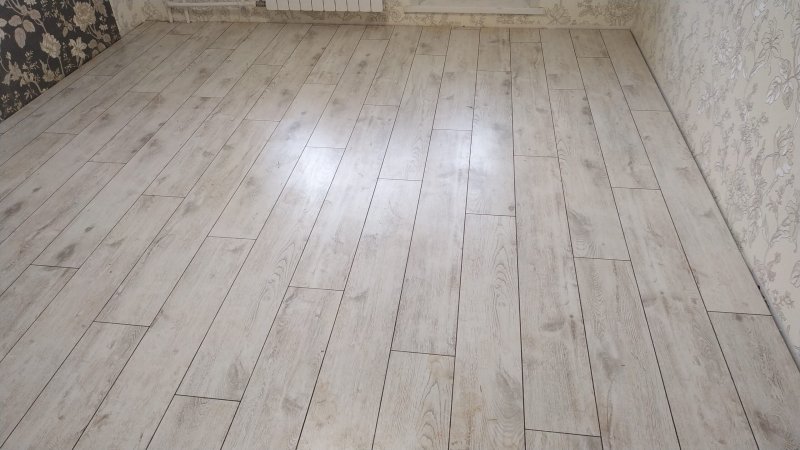 Укладка ламината с фаской