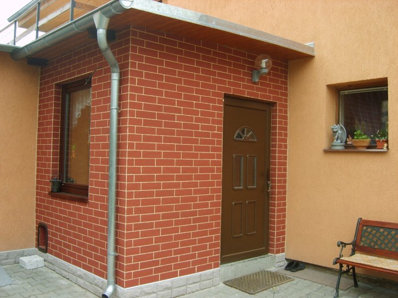 Гибкий кирпич для фасада