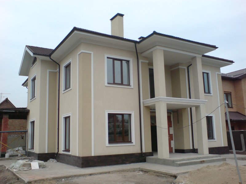 Церезит штукатурка фасадная дом