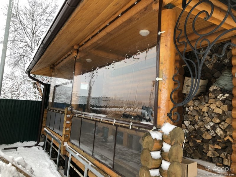 Мягкие окна для беседки