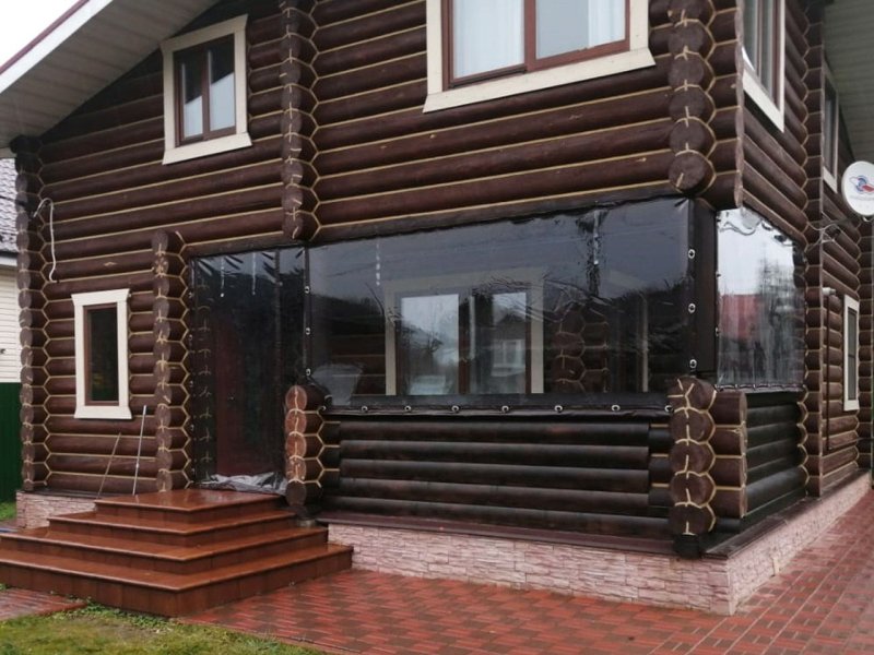 Мягкие окна для беседки