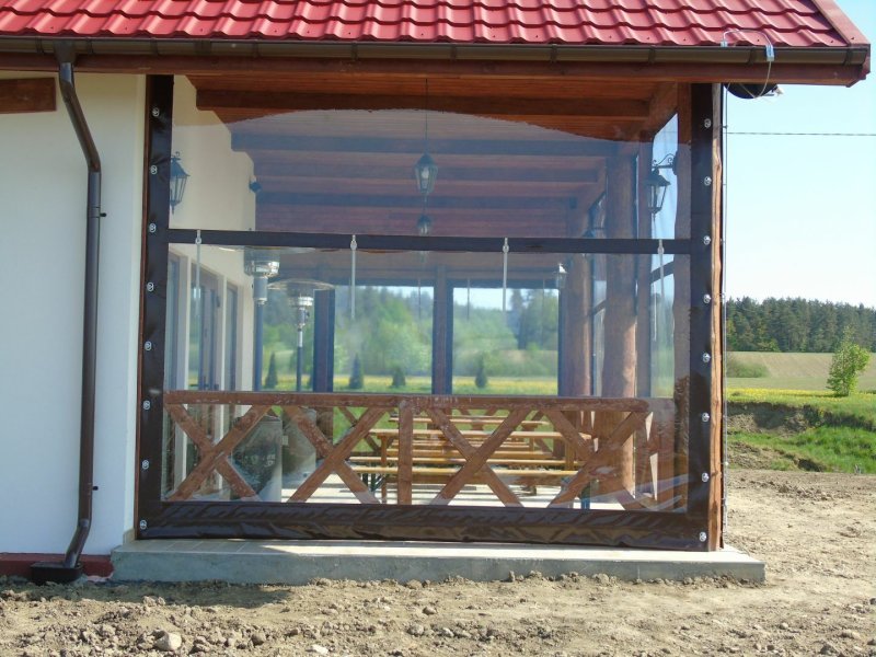 Мягкие окна для веранды