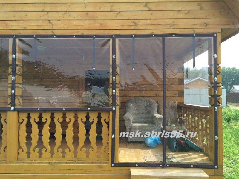 Мягкие окна для веранды