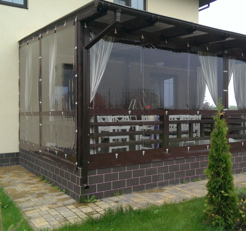 Мягкие окна для веранды