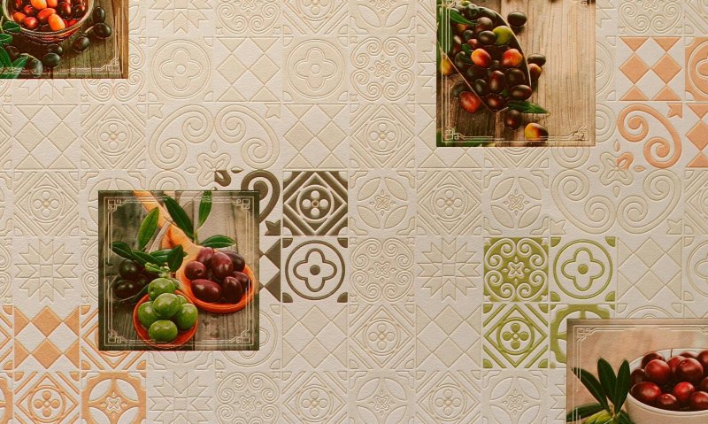 Обои для кухни моющиеся