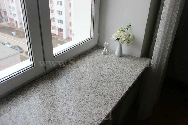 Подоконник гранит белла вайт