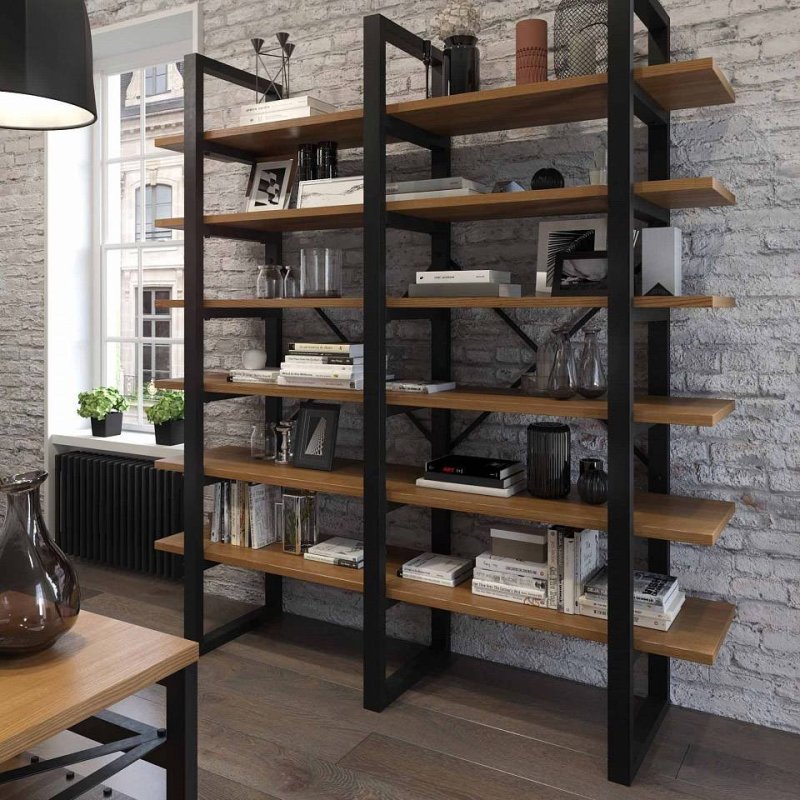 Стеллаж лофт loft wood studio