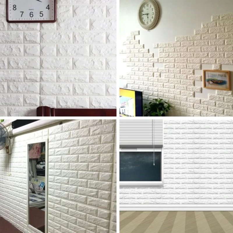 3d cамоклеющиеся панели кирпич оникс brick beigewhite
