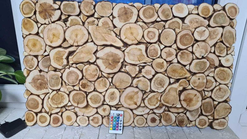 Панно из можжевельника для бани