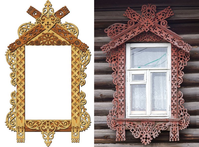 Наличники резные деревянные