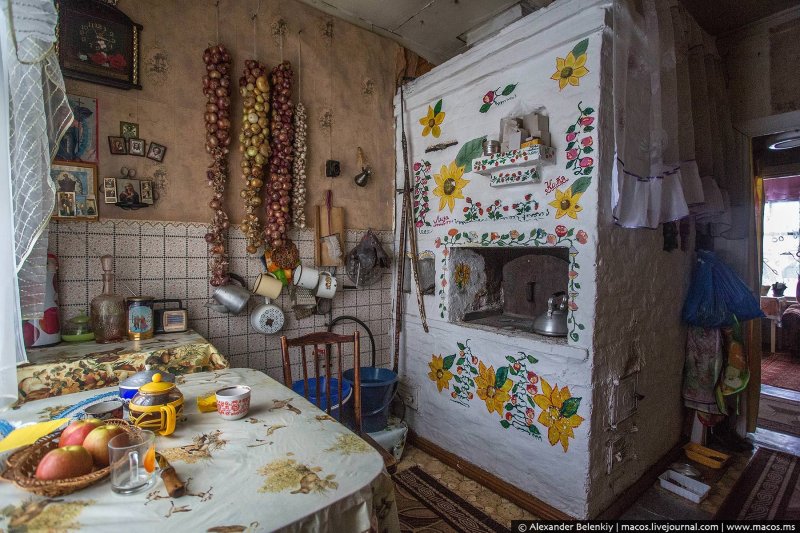 Кухня в деревенском доме