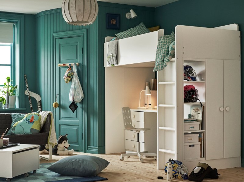 Ikea стува кровать чердак