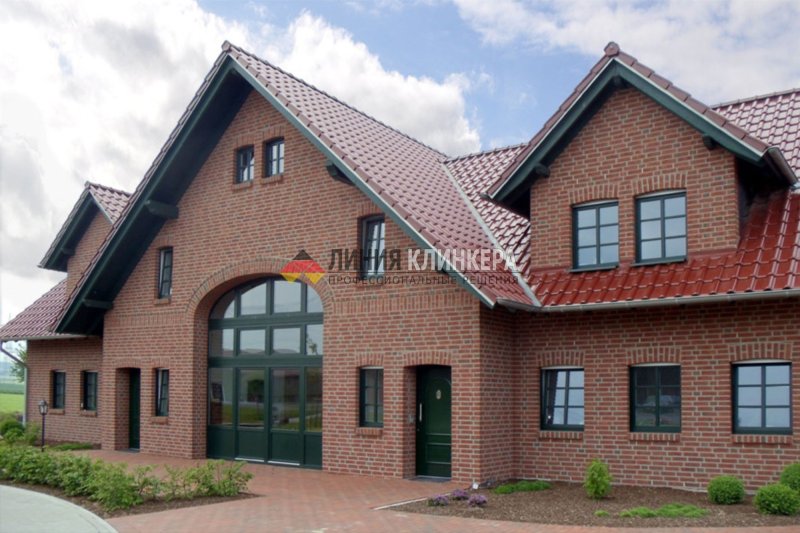 Клинкерный кирпич roben красный