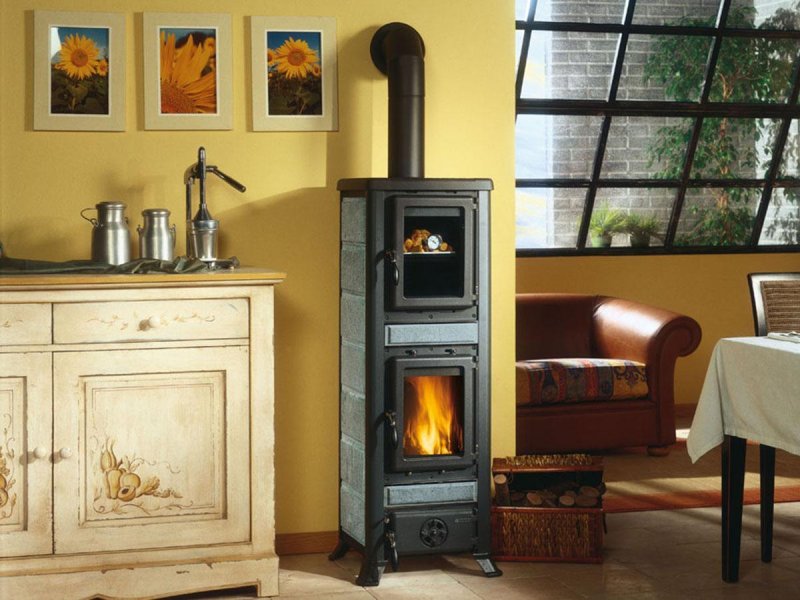 Печь камин la nordica rossella plus forno