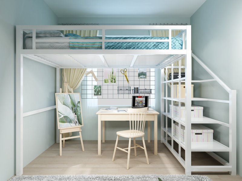 Loft bed кровать чердак