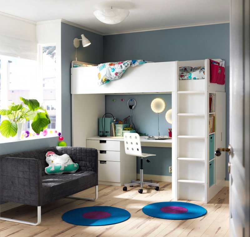 Ikea стува кровать чердак