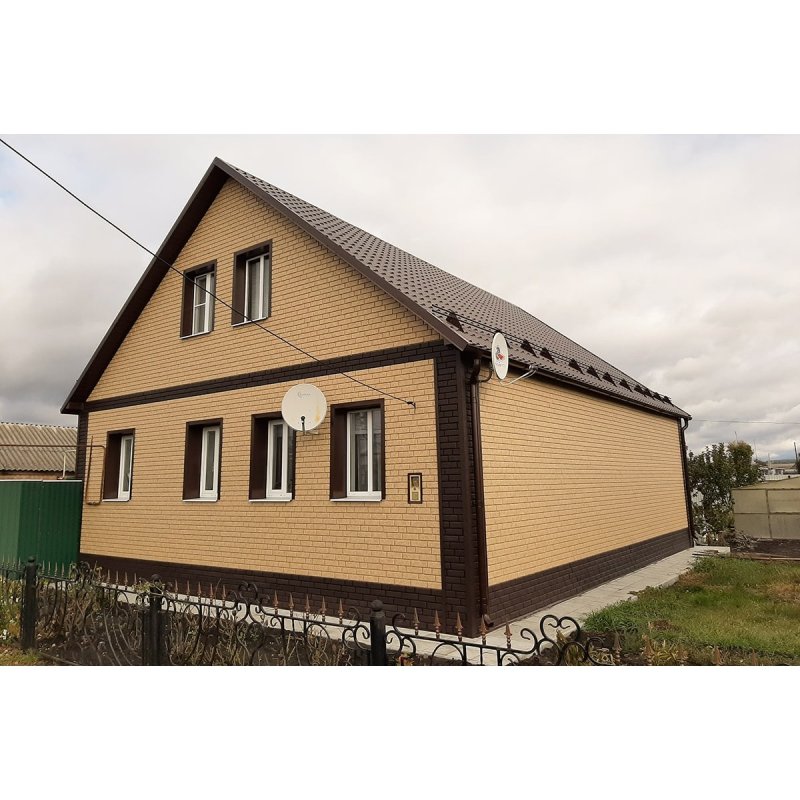 Фасадная панель юпласт стоунхаус кирпич