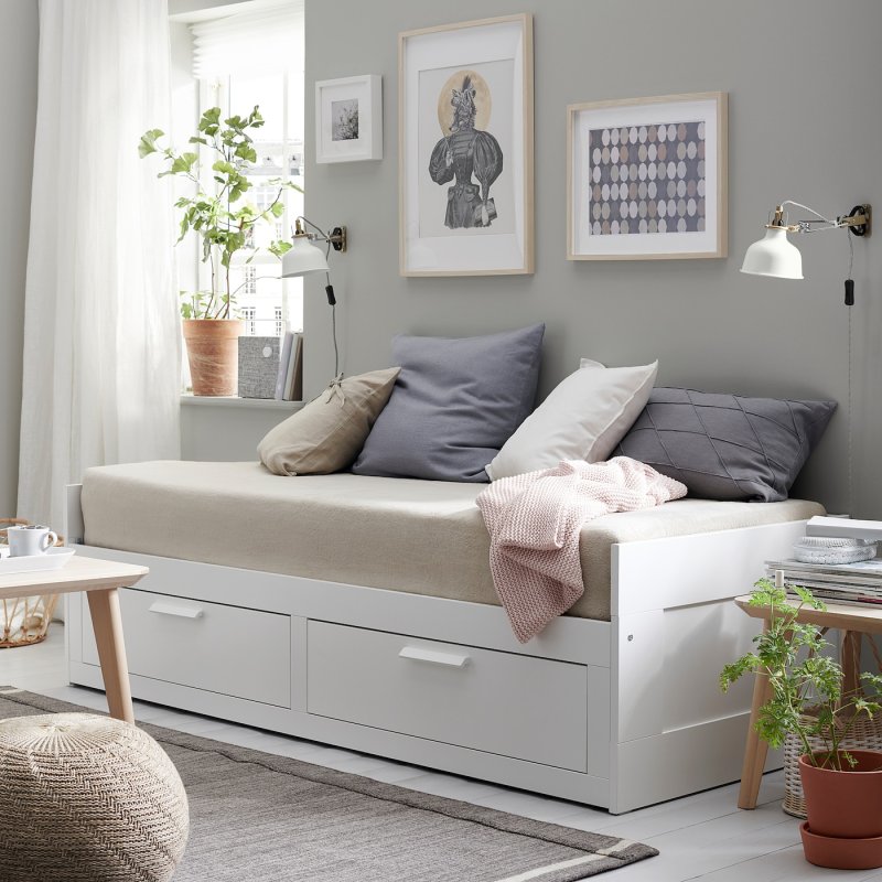 Кушетка кровать хемнэс ikea