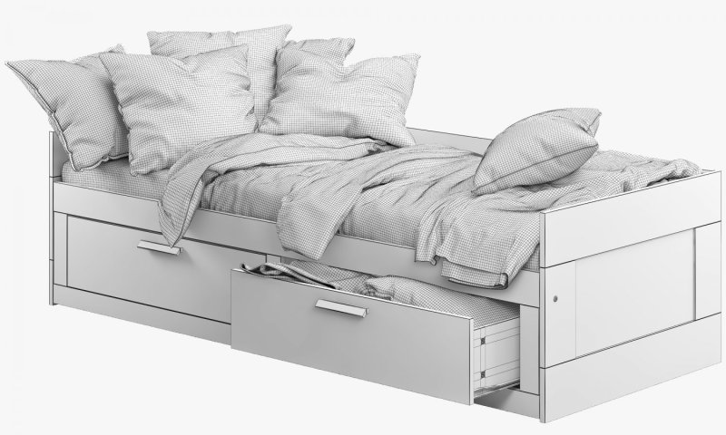 Кушетка ikea бримнэс