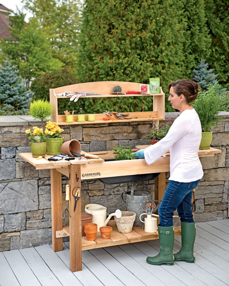 Potting bench