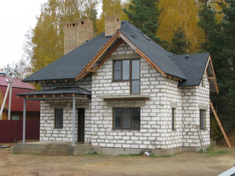 Дом из газобетона