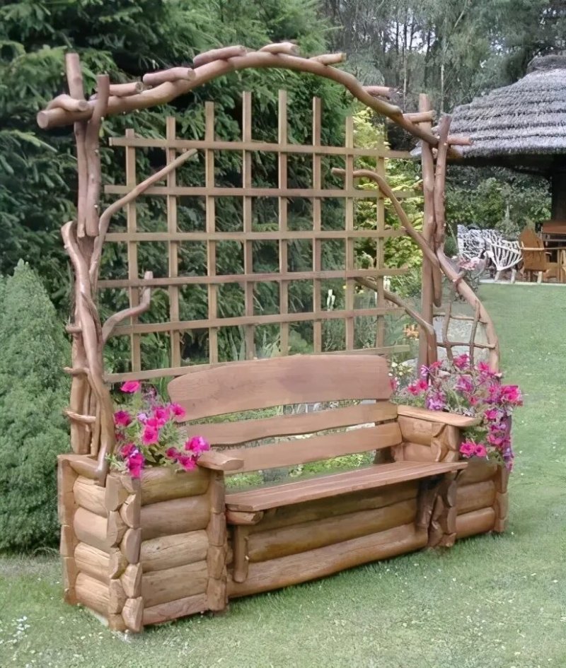 Мебель для сада из дерева