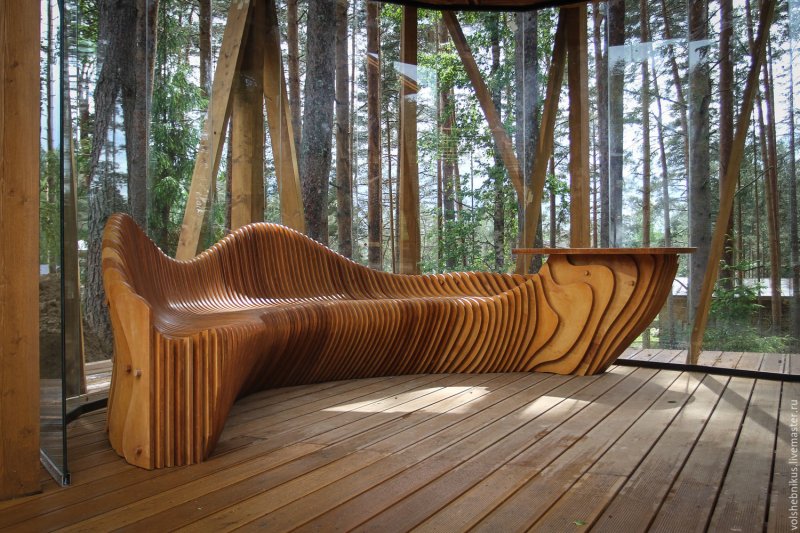 Параметрическая скамейка bench w