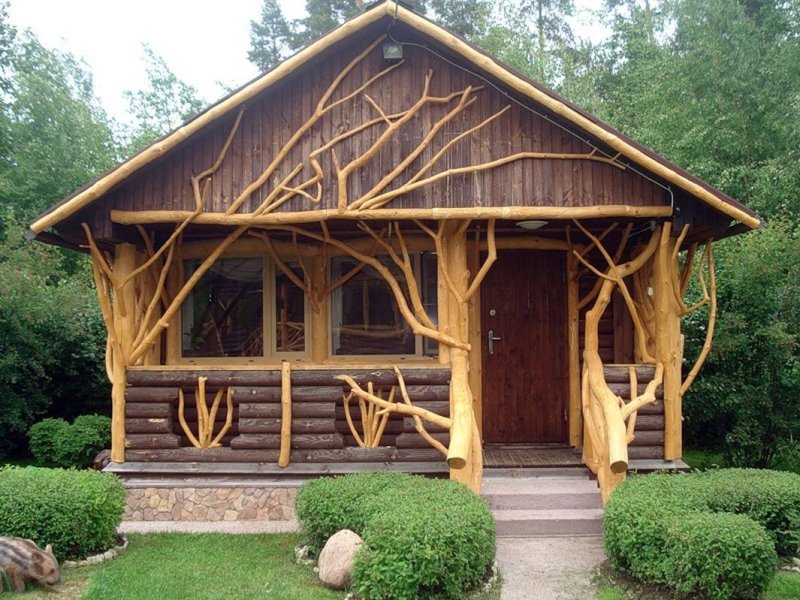 Красивая беседка
