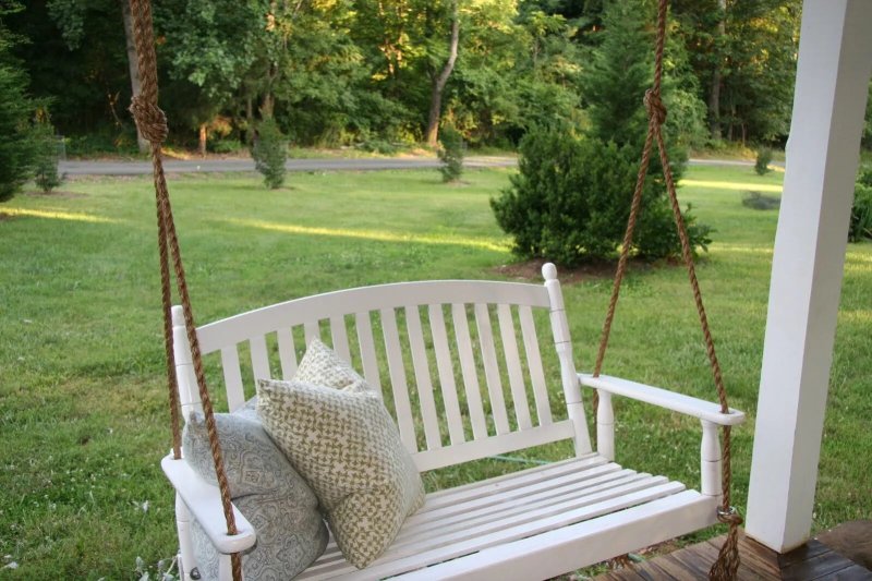 Диван качели wooden swing