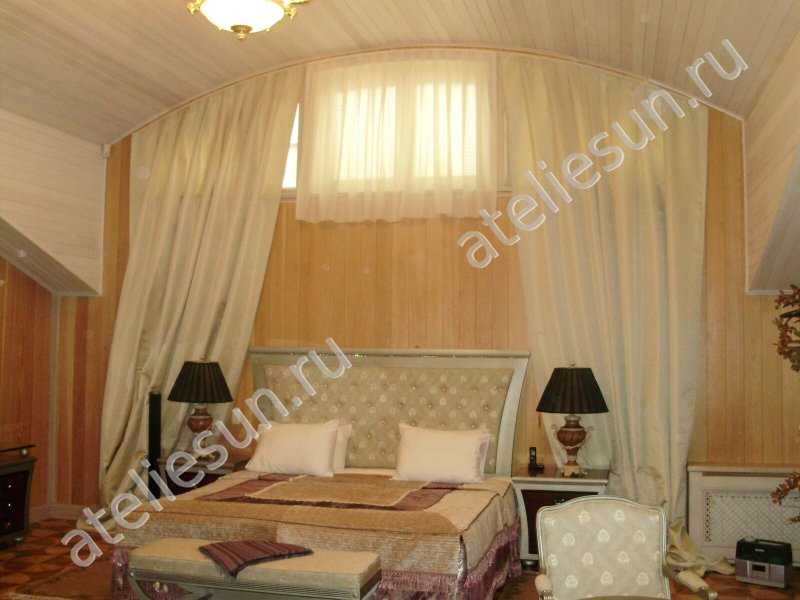 Гибкий карниз в интерьере