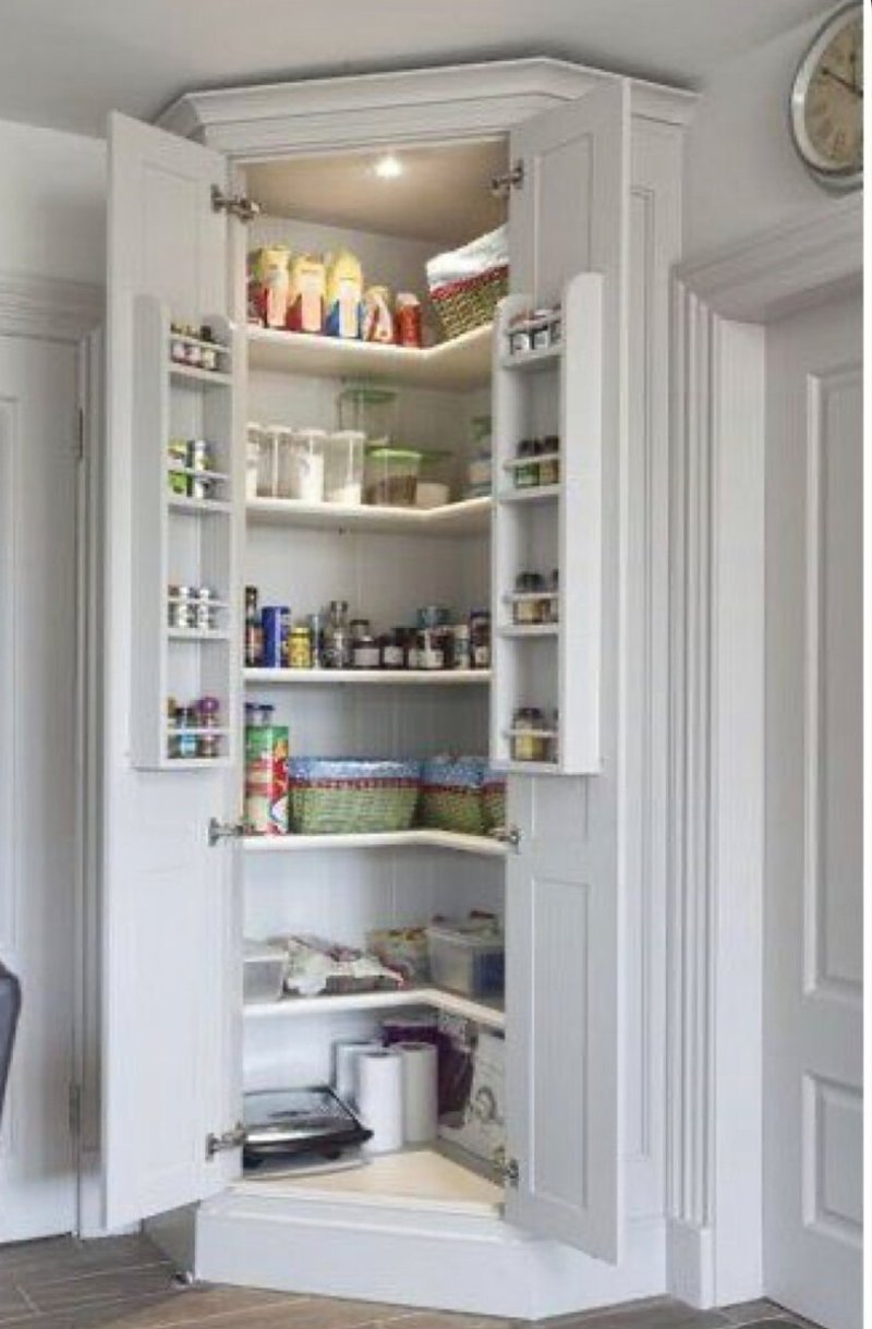 Corner pantry кухонная кладовка