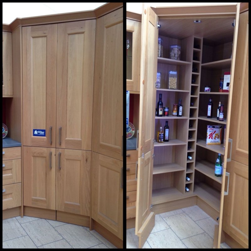 Corner pantry кухонная кладовка