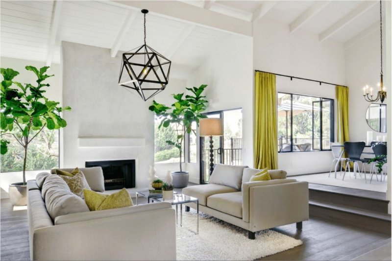 Стиль контемпорари living room