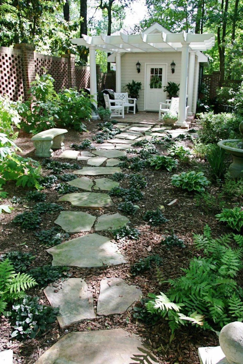 Backyard landscaping