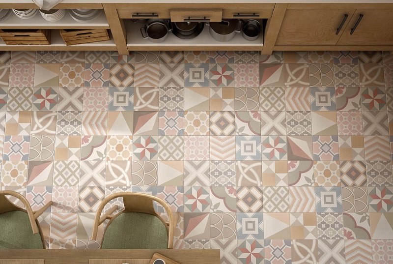 Керамогранит equipe caprice deco patchwork colours 16 видов паттерна