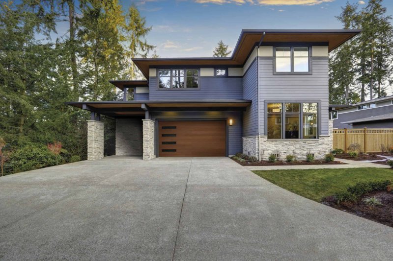 Wood garage doors
