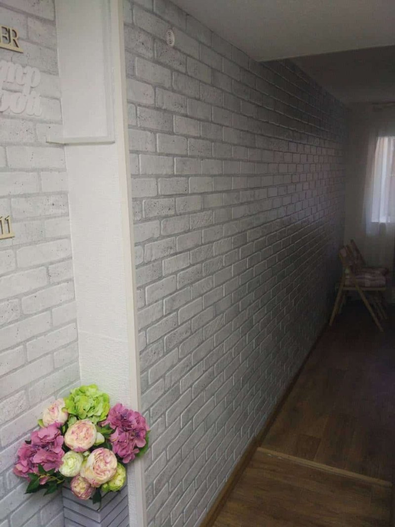 Пластиковые панели кирпичиками